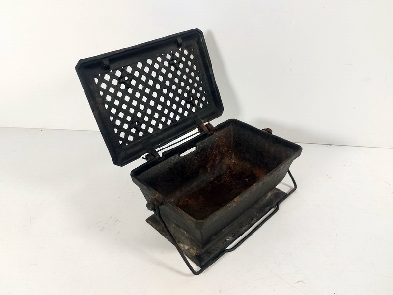 brasero calentador portatil hierro 9.5-17.5x21x14 1u